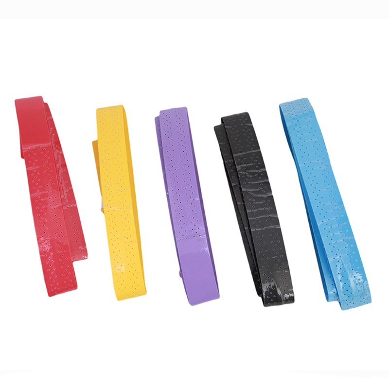 Bärbar racket utan glidning tennis badmintonstavar sport gym anti slip absorption racket handtag tejp övergrip