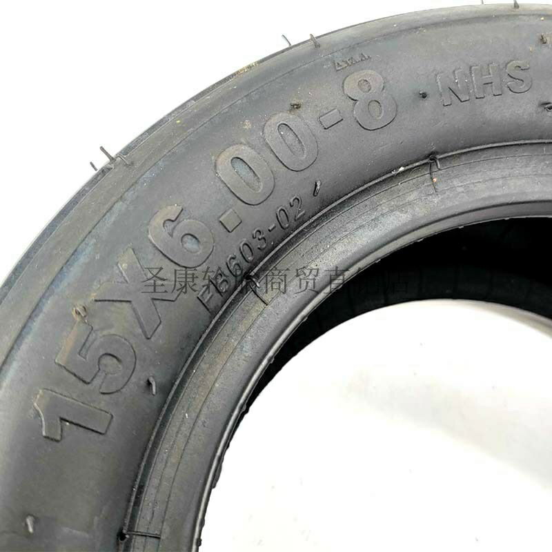 Pneu à vide de 15 pouces pour roues de Scooter électrique pneus avant arrière 15x6.00-6 15x6.00-8 pneu Tubeless de moteur de roue