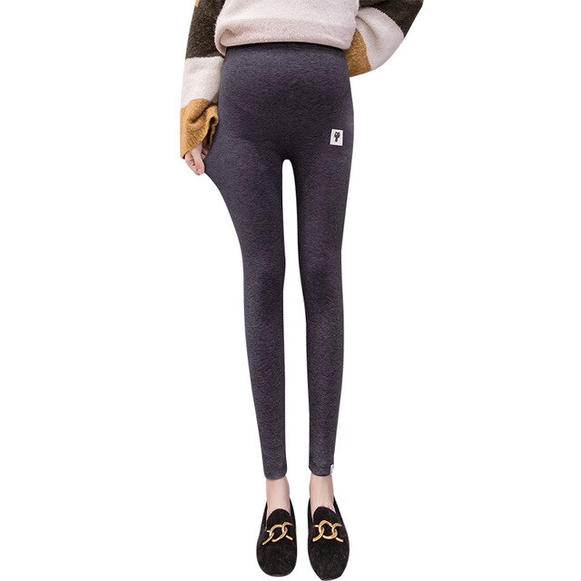 Cotton Maternity Leggings Pants For Pregnant Women Warm Winter Slim Maternity Clothes Thick Pregnancy Trousers Clothings