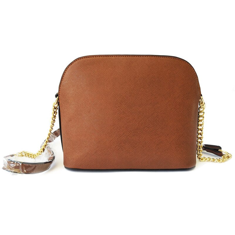 Woman Package Cross Leather Bag Small Shell Package Single Shoulder Messenger Chain Package Handbag