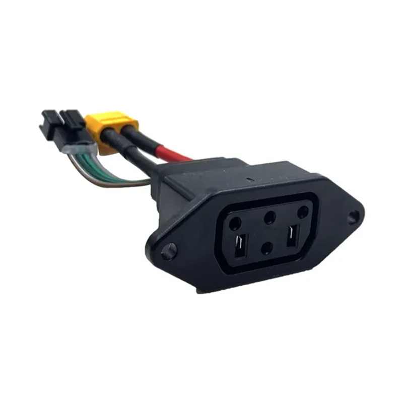 AR-For Super Soco Lithium Battery Connector Charger Socket Line Circular Line For Super Soco Tc Ts Tsx Cu: MULTI