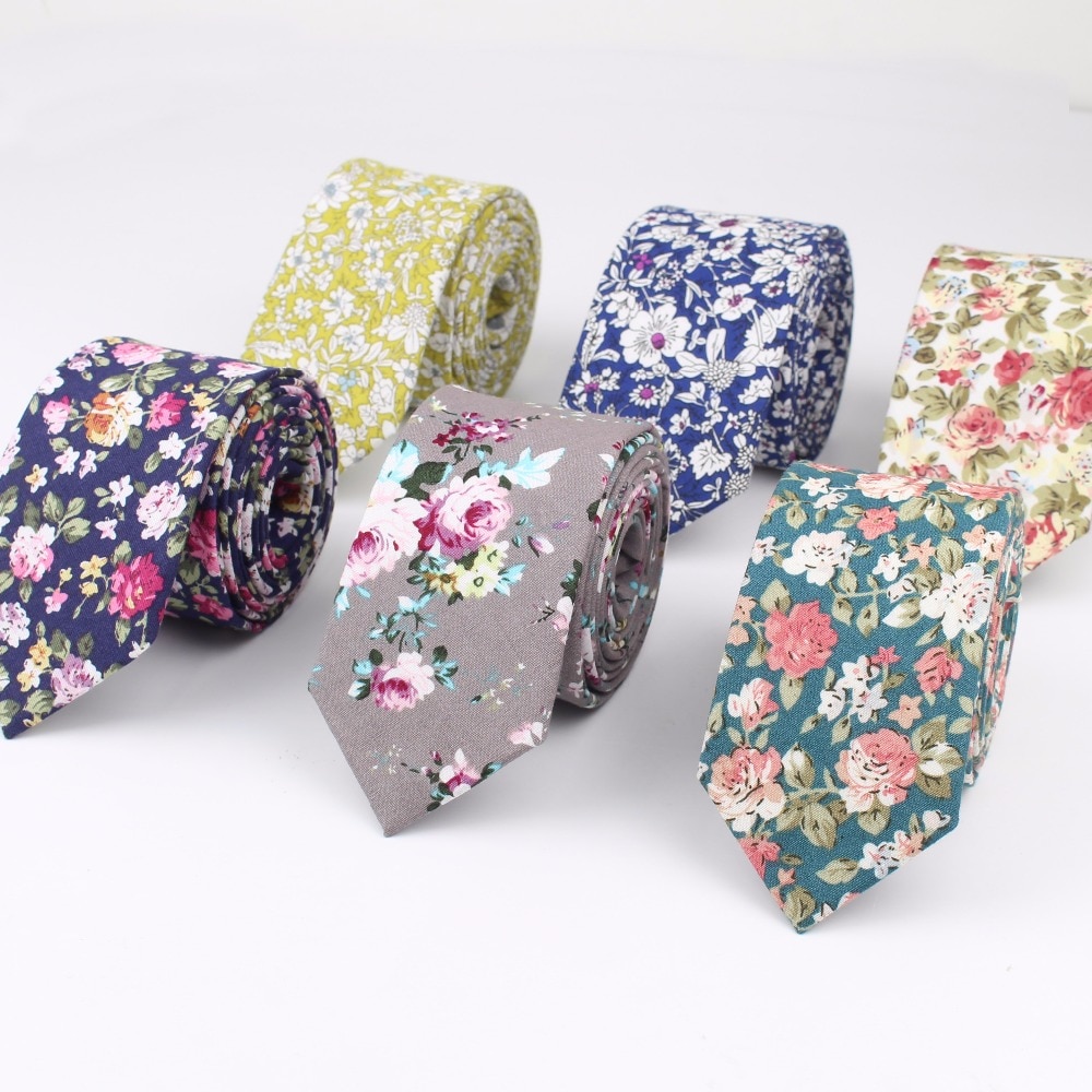 Tyyli solmio casual check keinotekoinen puuvilla kukka roes rusetti paisley skinny ties miesten pieni cravat