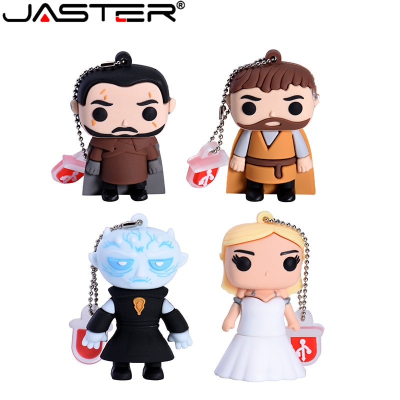 JASTER USB Flash Drive 32G "Game of Thrones" Memory stick Pen Drive 64G pendrive U disk 4GB 8GB 16GB 32GB 64GB