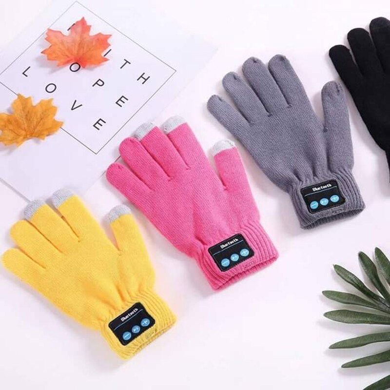 Varm berøringsskærm telefon bluetooth højttaler handsker trådløse bluetooth handsker smarte handsker til udendørs sport & t8