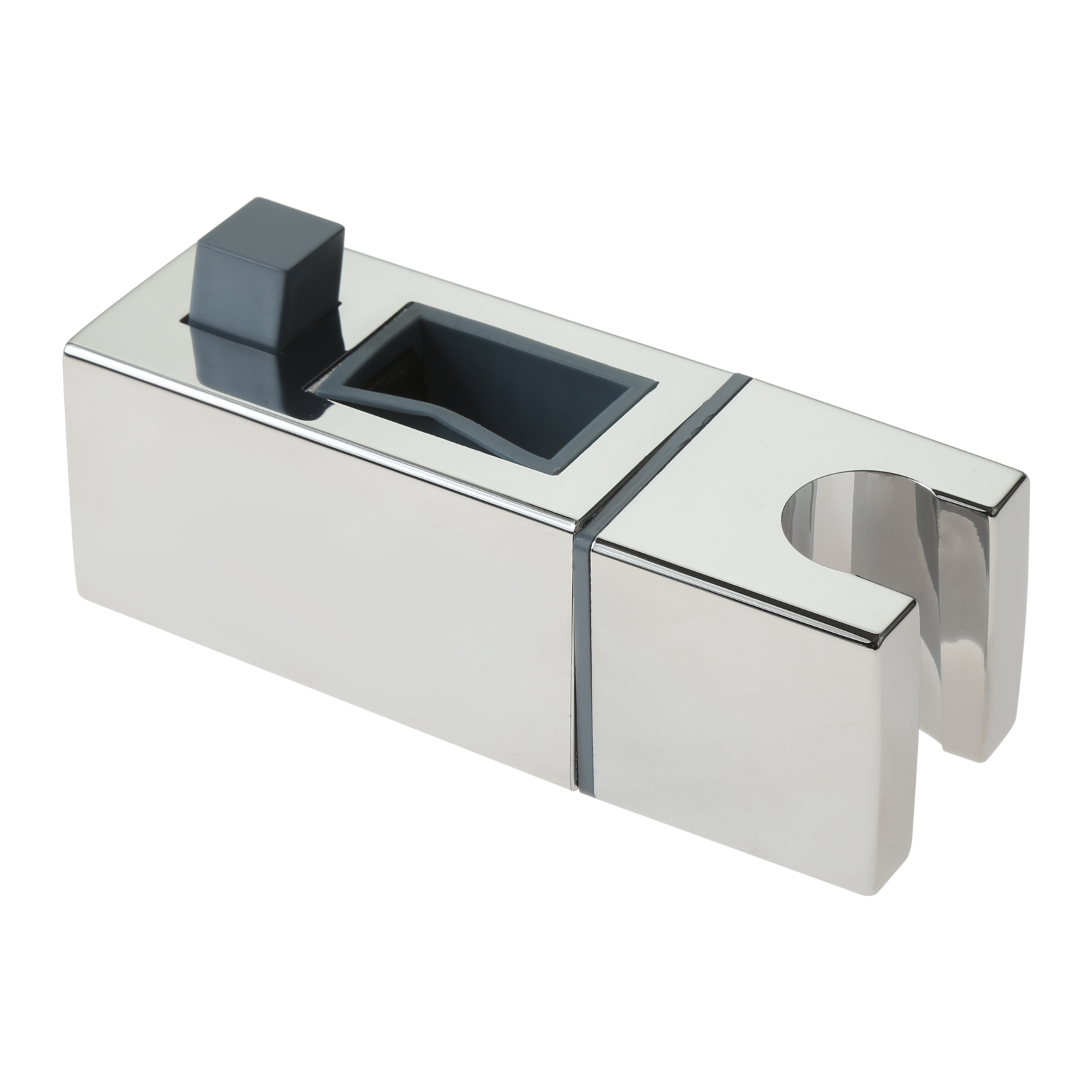 Hand Shower Bracket Square Adjustable Hand Shower Bracket Hand Sprayer Holder For Slide Bar Clamp Bathroom Shower Accessories