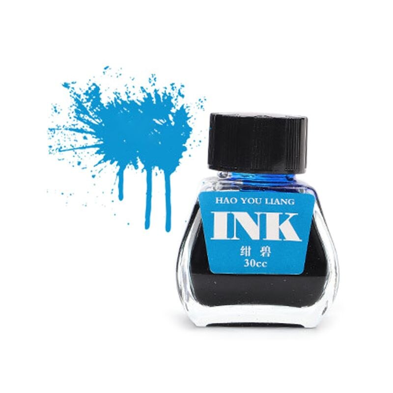 30ml 16 couleurs verre lisse écriture stylo plume encre costume pour recharge école étudiant papeterie fournitures de bureau: 13