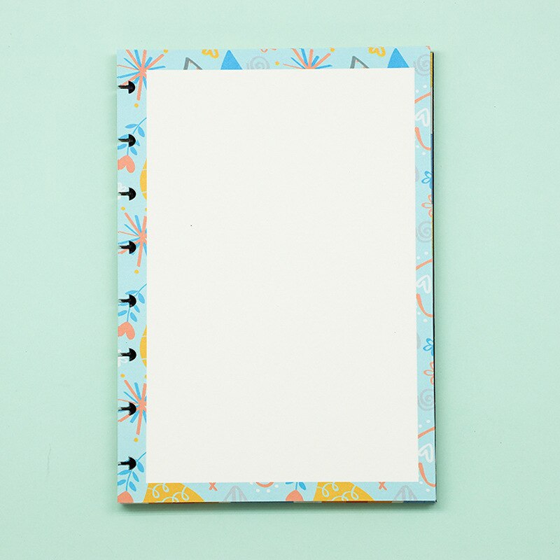 A5 Inner Page Blank/Horizontal Line/Dot Matrix/Dotted Grid Mushroom Hole Notepad Inside Page Refill Notebook Inner Refill