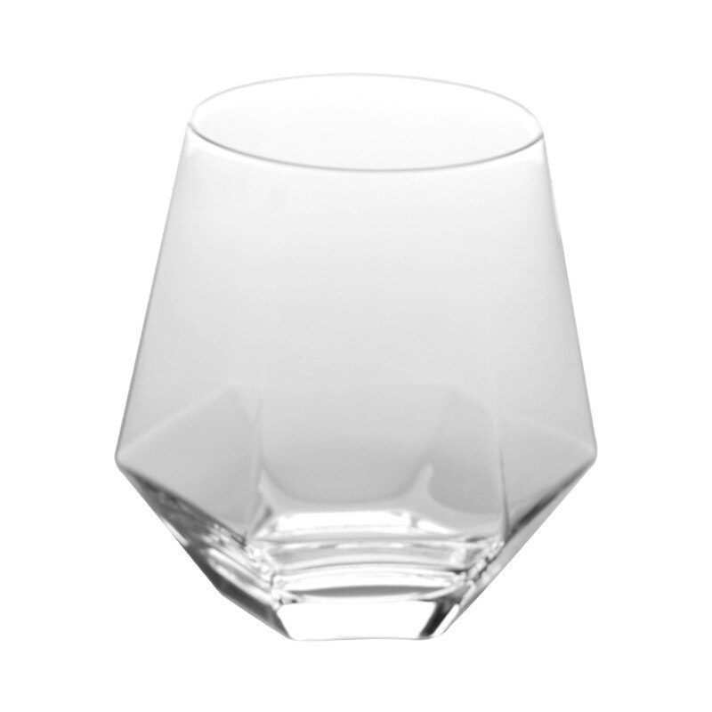 Farge frostet sekssidig whiskyglass brennevinsglass hjem phnom penh vannglass juicekopp diamantglass: A1