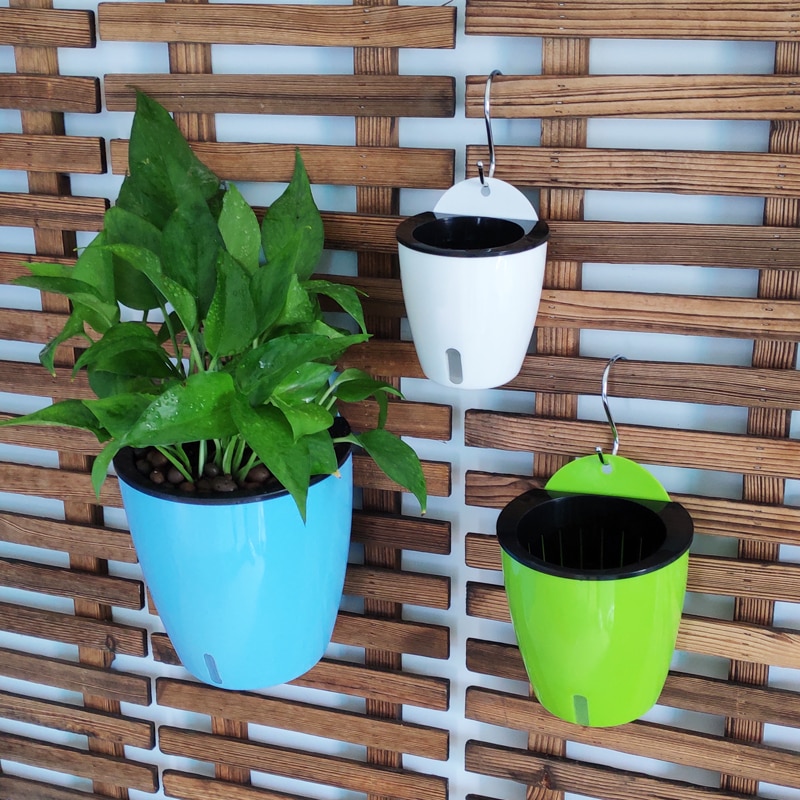 Lui Water Pot Muur Succulent Groene Plant Muur Opknoping Plastic Verdikte Muur Ingemaakte Hydrocultuur Pot