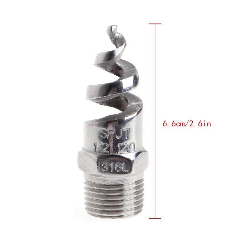 1/4 \ "1/2 \" Rvs Spiraal Kegel Verneveling Nozzle Spray Sprinklerkoppen K43D: 4