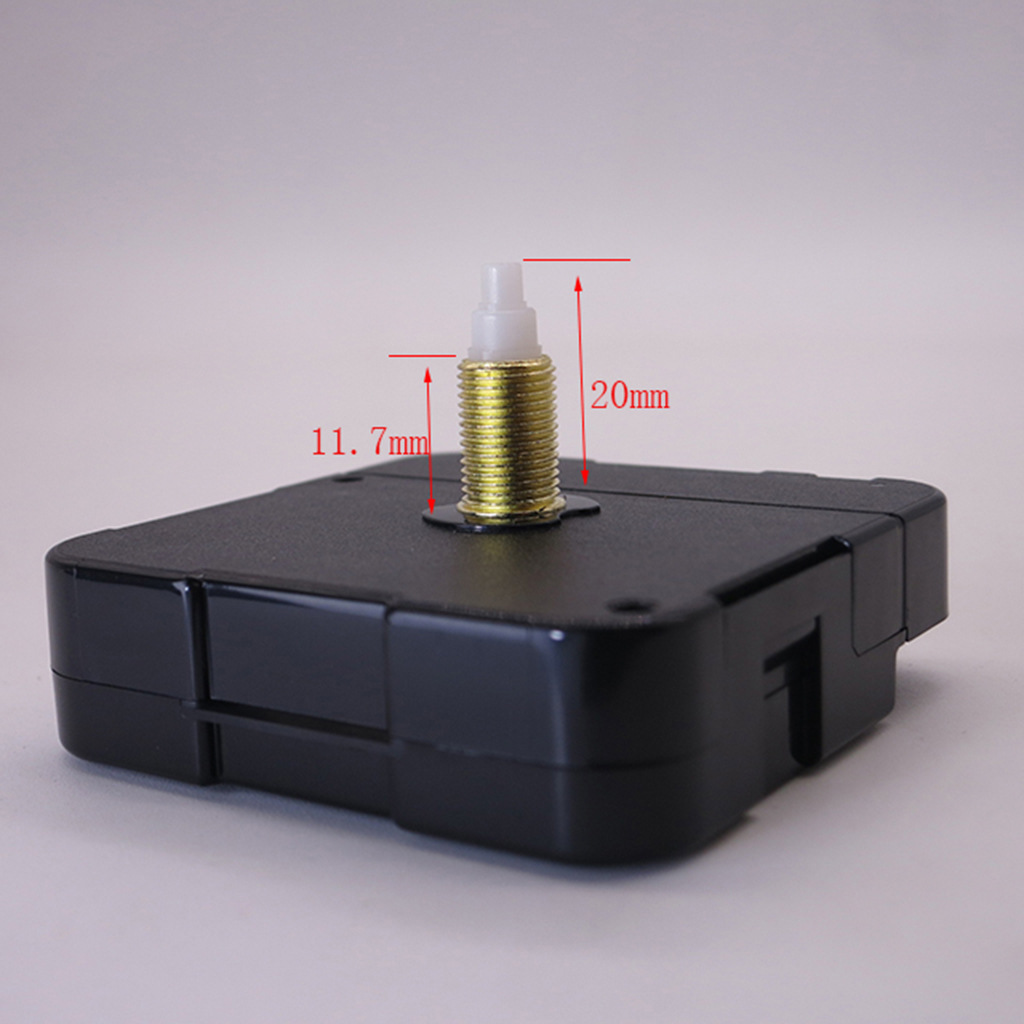 Reloj de pared de longitud de eje largo, mecanismo silencioso de relojes de cuarzo Diy, Kit de piezas de reparación de maquinaria para reloj de pared de 31mm