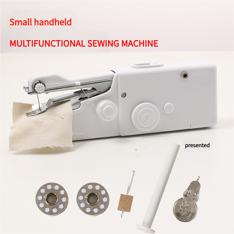 Håndholdt bærbar symaskin / mini elektrisk symaskin / lommesymaskin, egnet for sying, reparasjon og produksjon