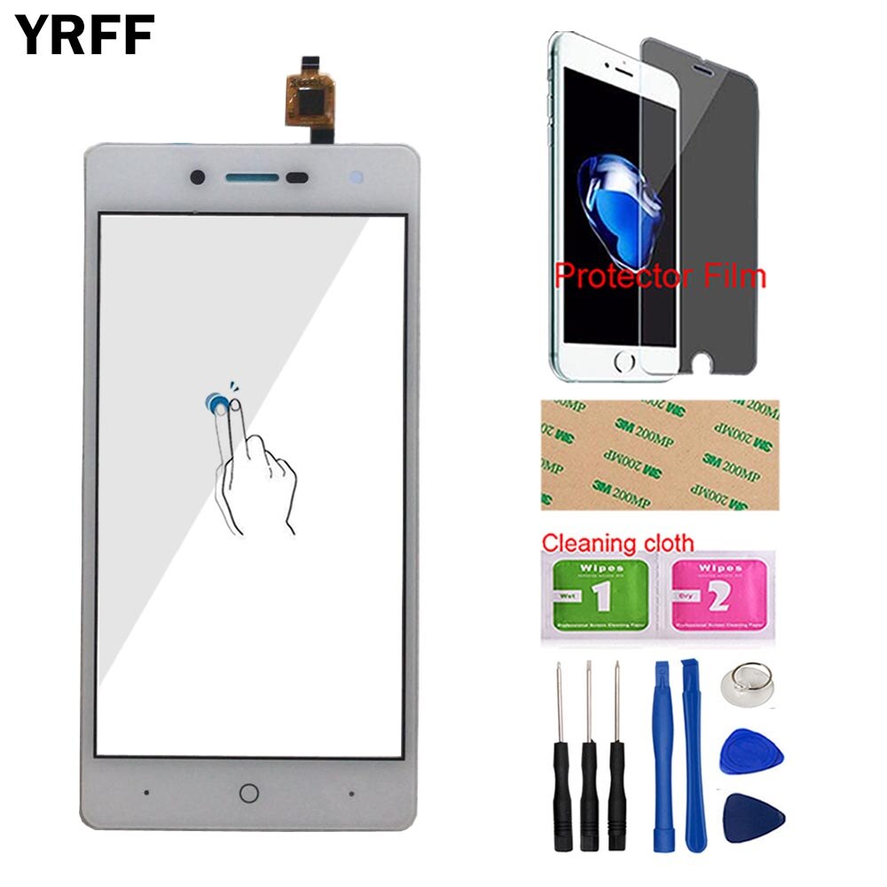 YRFF Phone Touch Screen For ZTE Blade L7 A320 Touchscreen Touch Screen Digitizer Glass Panel Sensor Screen Tools Protector Film