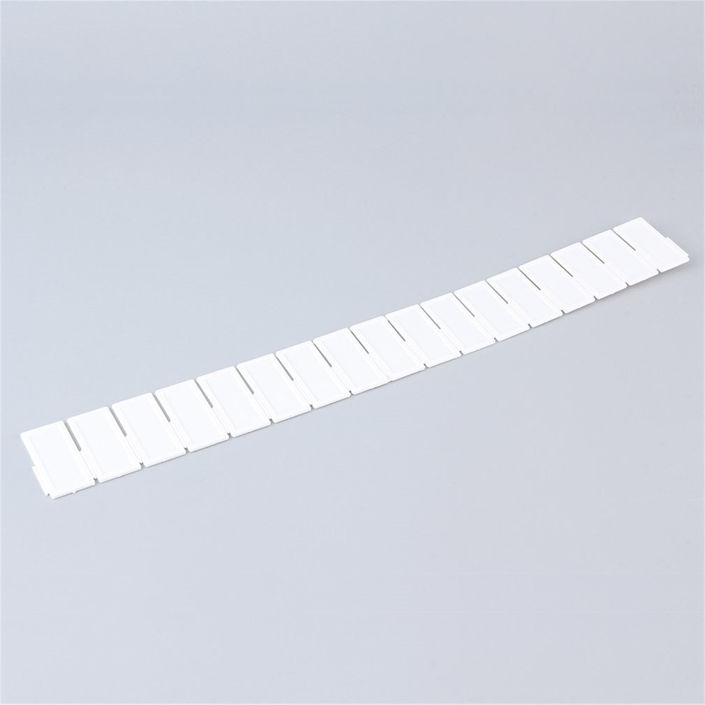 Organizador de cajones de plástico elástico ajustable, divisor de almacenamiento para cocina, hogar, 6 uds.