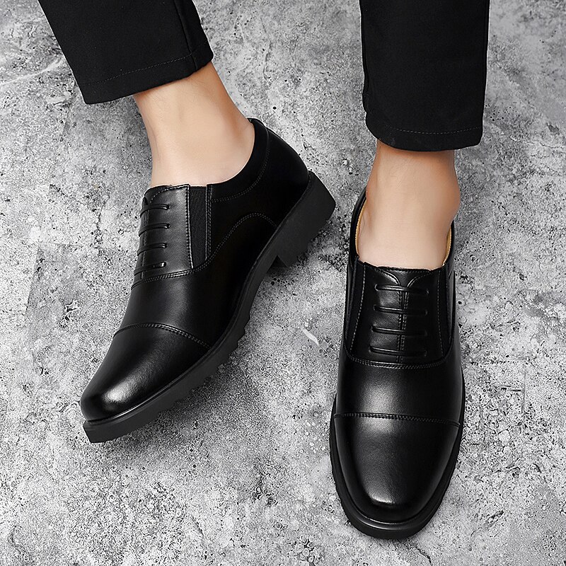 Hommes hommes haut hombre bas sport coréen sport haut en cuir classique officiel basso menchaussures chaussure sur slip homme chaussures de