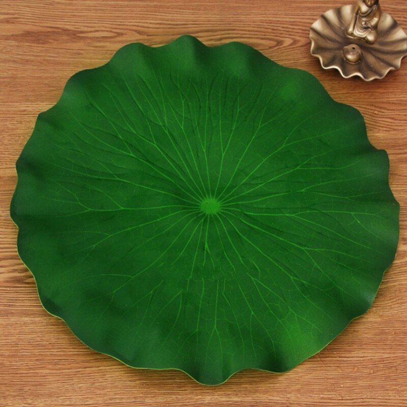 1pcs 10-60 Cm Real Touch Artificial Lotus Leaf Foam Flowers Water Lily Floating Pool Plants For Wedding Garden EVA Decoration: 17cm