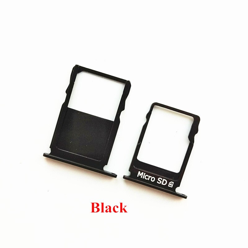 Micro Sd-kaart SIM Kaart Lade Slot Voor Nokia 3 TA-1032 Vervangende Onderdelen: Black