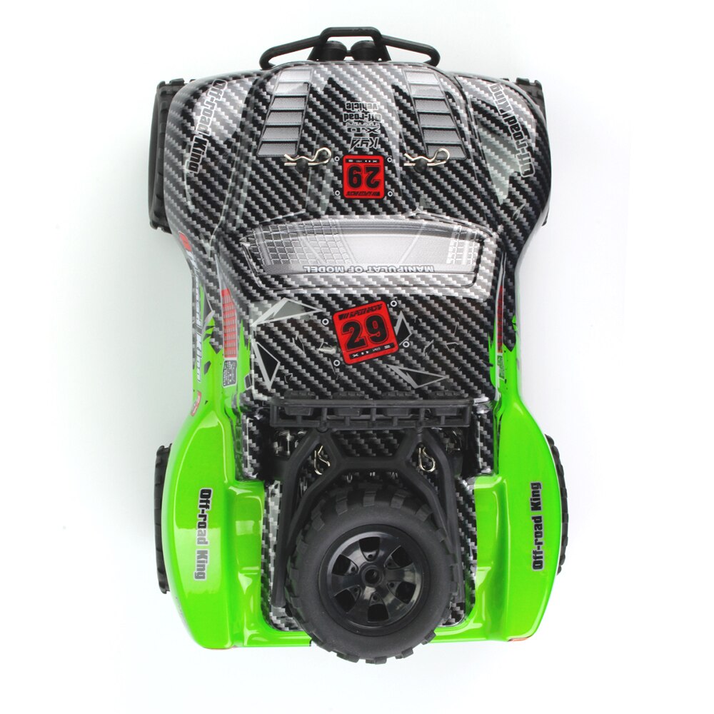 RC Auto 2.4 GHz 1:18 2WD PVC del corpo di Automobile Borsette RC Auto 18 km/h Off-Road King Auto per i principianti Giocattoli per I Bambini Grande Regalo Dei Capretti