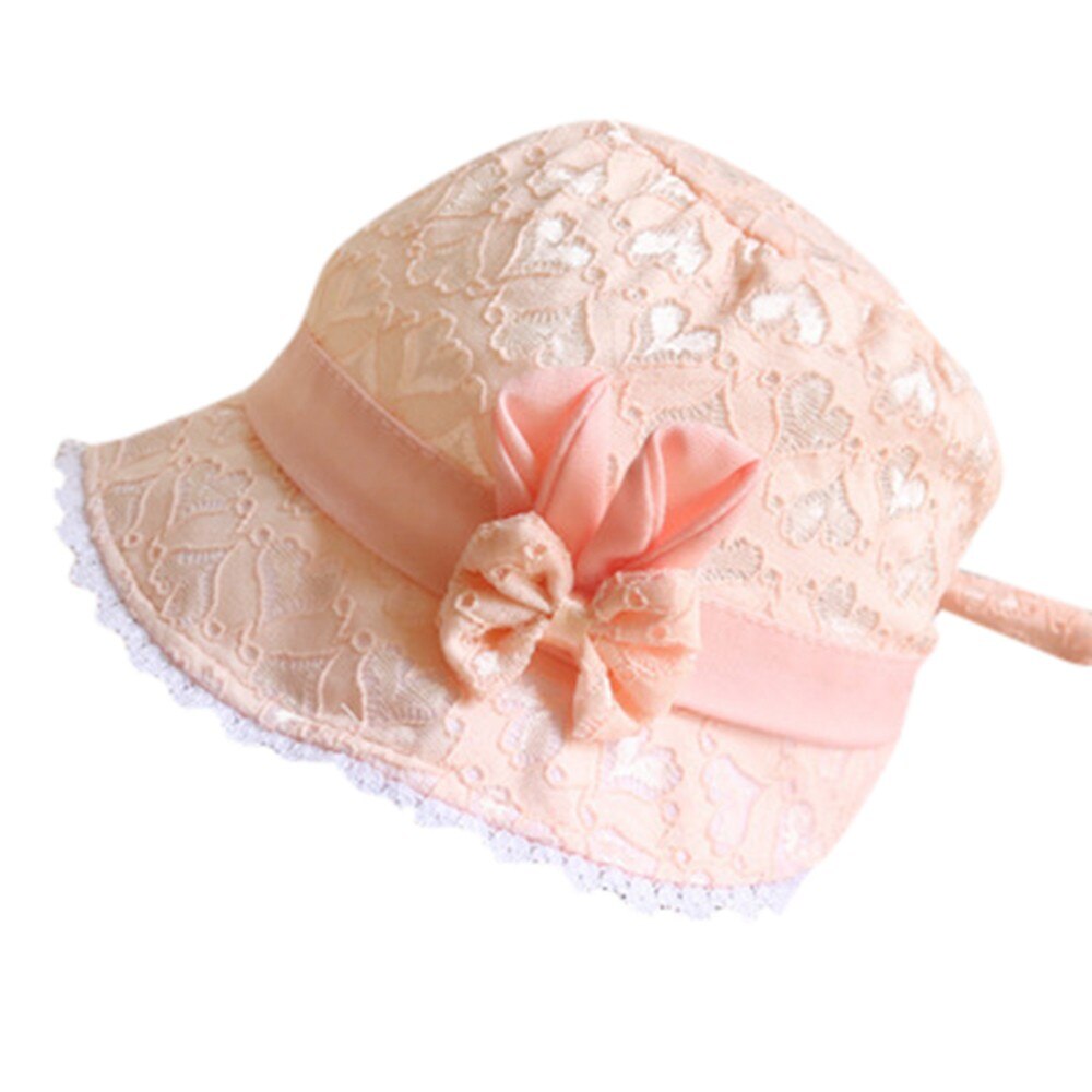 Chapeaux d'été pour bébés filles, chapeau de dessin animé, casquette pour nourrissons, impression de coeur de pêche, # CN20: Orange 