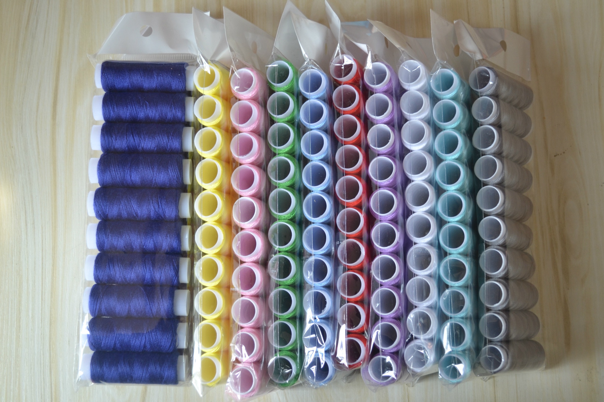 30Pcs Colorful machine embroidery thread DIY Sewing Thread Kit Thread Sewing Supplies