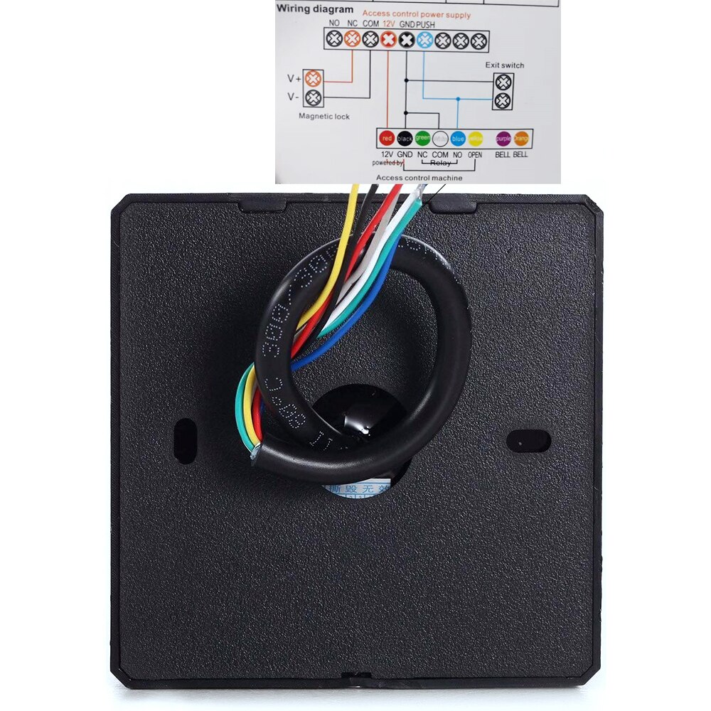 5000 User IP68 Waterproof Access Control Keypad Outdoor RFID Access Controller Touch Door Opener System EM4100 125KHz Key Card