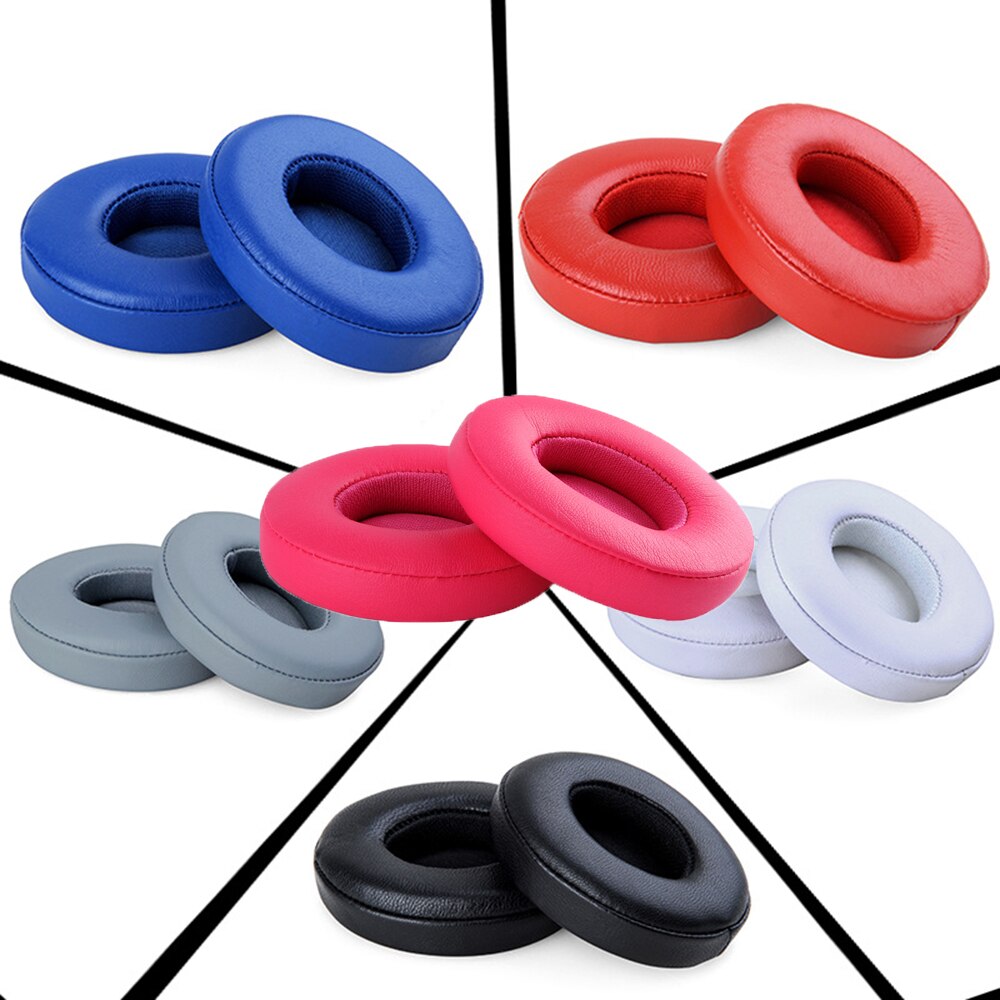 Funda ultrasuave para Beats Solo 2, repuesto de almohadillas para auriculares inalámbricos, funda de repuesto para Beats Solo 3