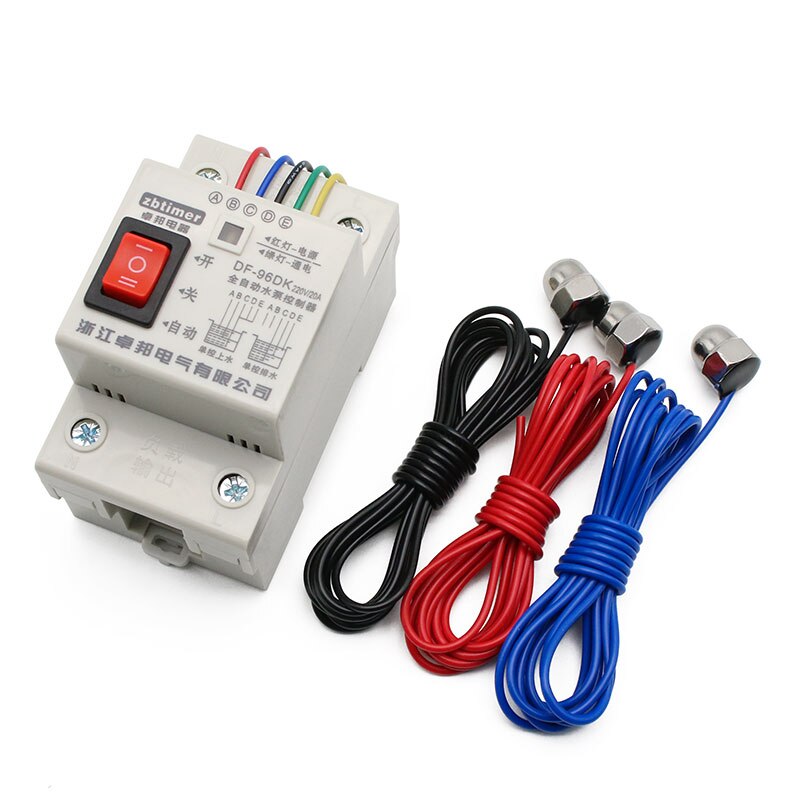 DF-96D D Automatische Water Level Controller Schakelaar 220V Tank Vloeistofniveau Detectie Sensor Porbe Waterpomp Controller Controle: DF96DK / 2M Porbe