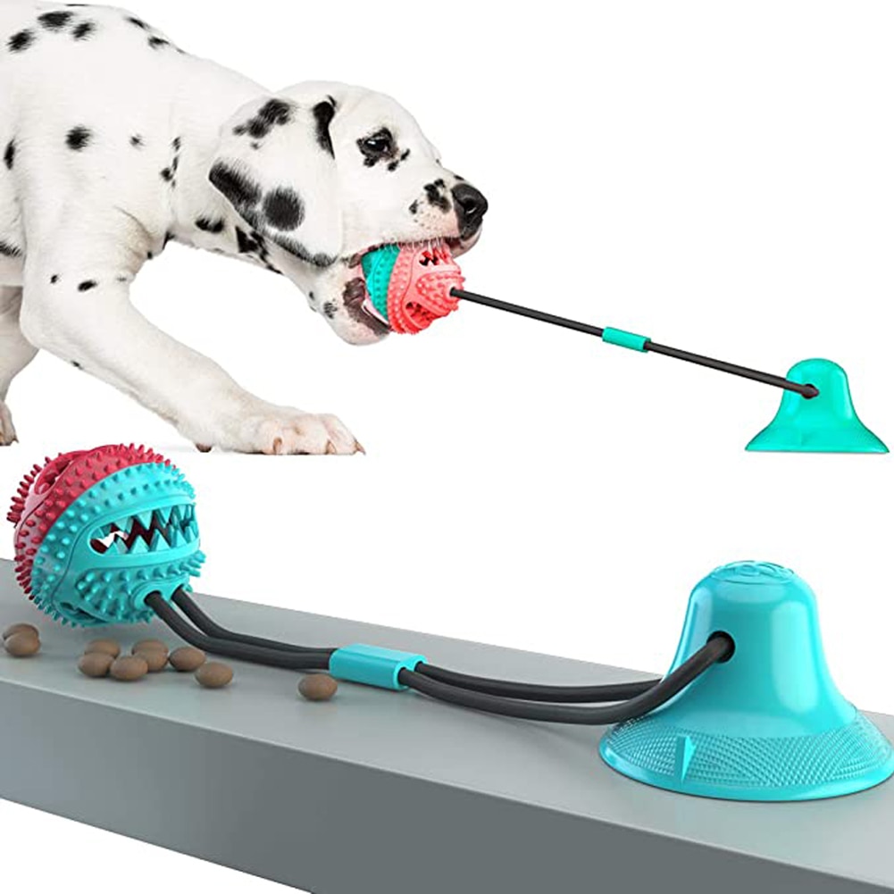 smart interaktiv hundeleke godbit dispensere sugekopp trykk ball hund interaktiv planet lekkasje matte leke hundemat godbit ball bolleleke