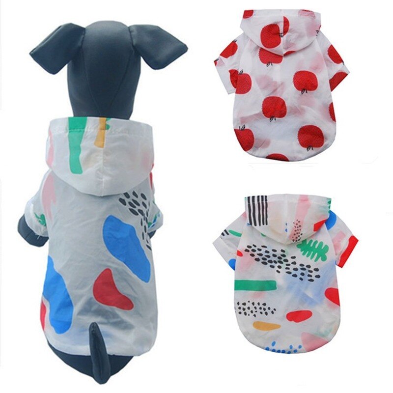 Hond Regenjas Ultra-Dunne Zon Bescherming Kleding Teddy Vip Pomeranian Kleine En Middelgrote Hond Huisdier Kleding Hond kleding