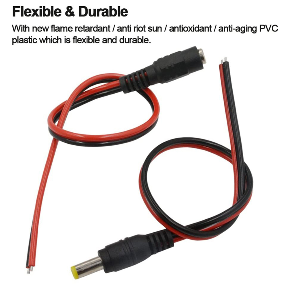 POE Adapter cable Connectors DC Male Female Plug Cable connector connector CCTV security System camera and power Cable adapter