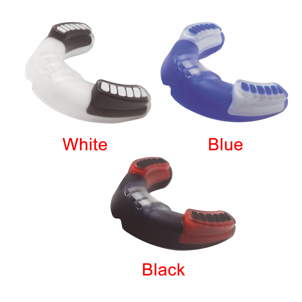 Mouth Guard Boxing Protective Gear Shield Safety Nursing Sports With Flowport Teeth Brace Basketball Single Sided