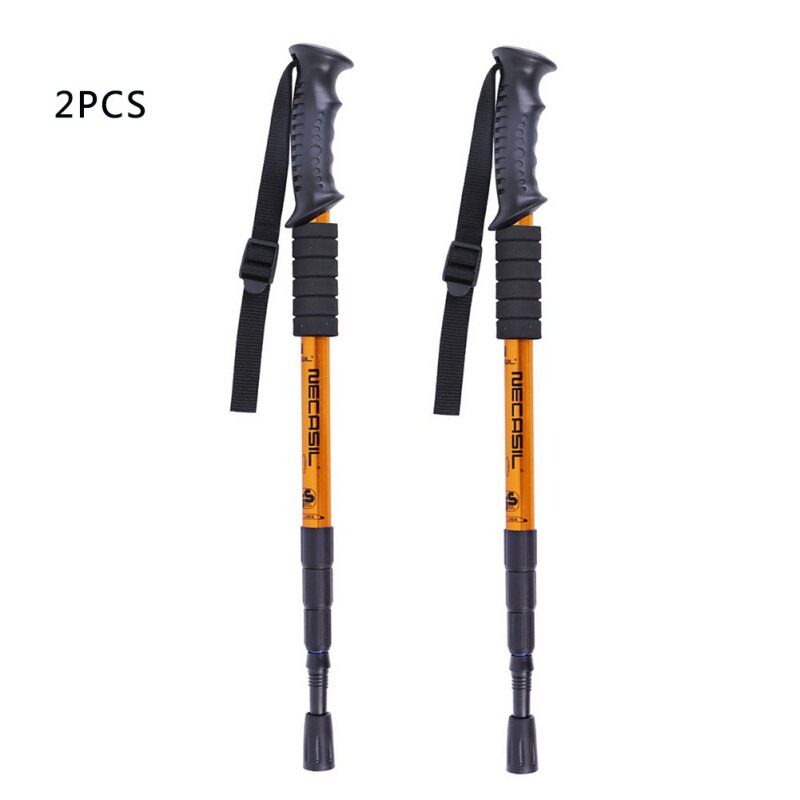Gipfelsport Bastone Da Trekking Pieghevole In Alluminio Con Impugnatura Ergonomica In Schiuma - Regolabile, Con Accessori E Custodia, Per Escursioni E Nordic Walking