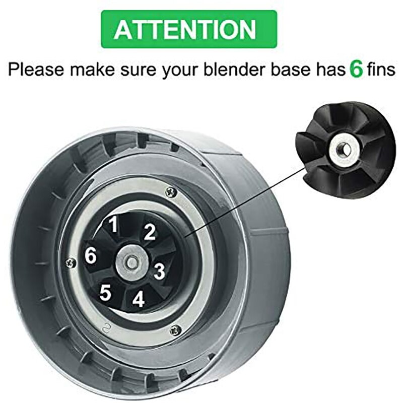 Blender Blade Replacement for NutriBullet, Blender Parts &amp; Accessories, Fits Blenders 900 Series &amp; 600 Series