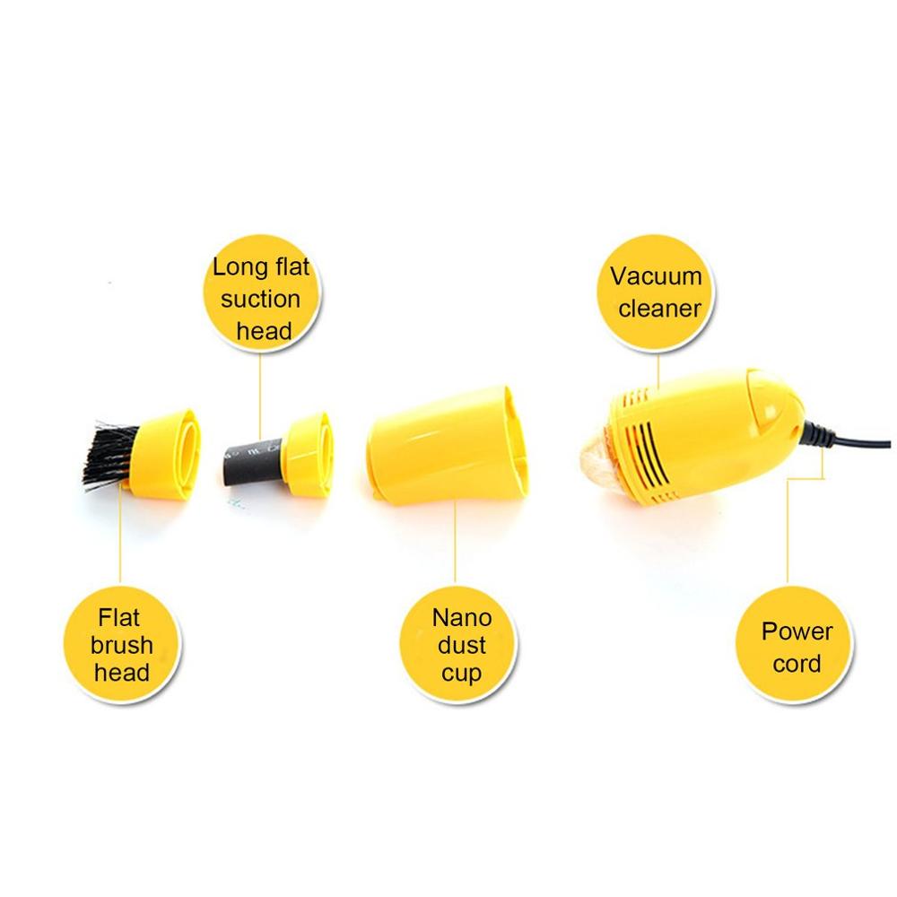 Mini Computer Vacuum USB Keyboard Cleaner PC Laptop Brush Dust Cleaning Kit Vaccum Cleaner Computer Clean Tools
