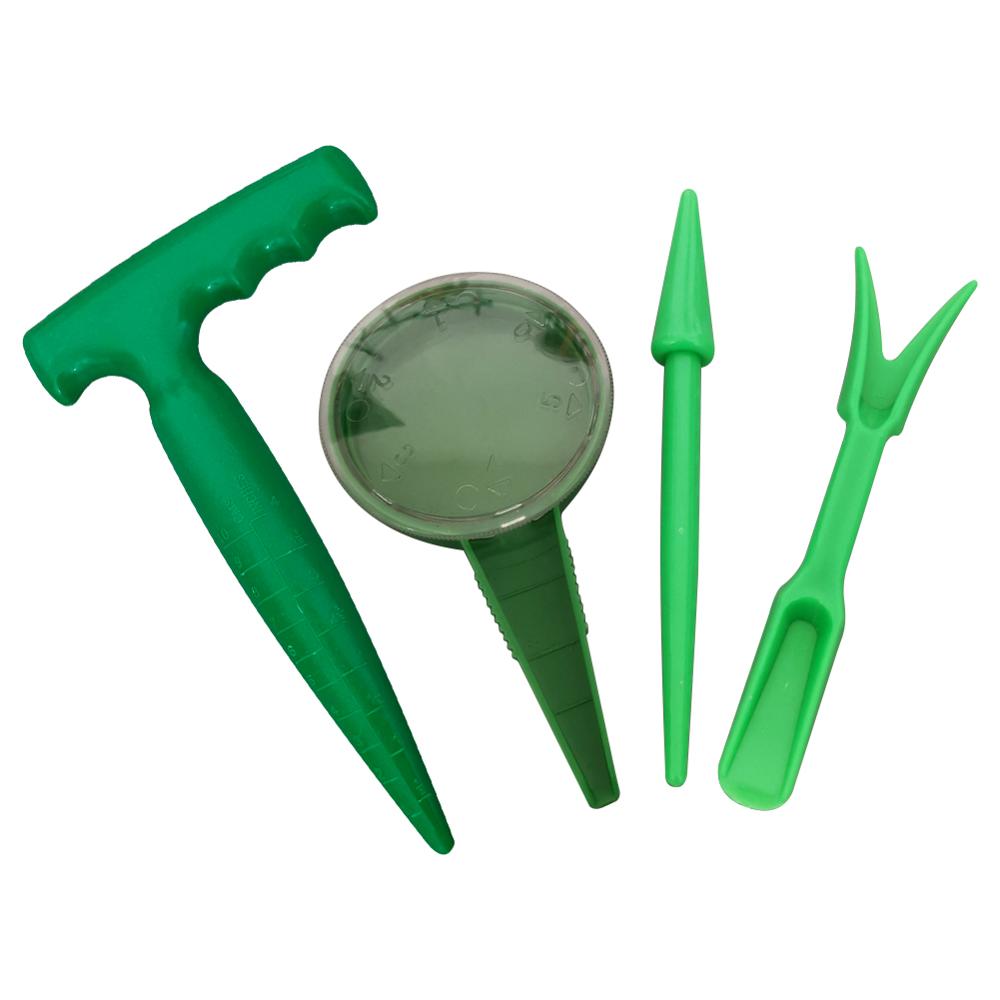 4 Uds. De herramientas para sembrar el suelo, herramientas para la plantación de plantas, vivero, suministros de jardinería, semillas de flores, siembra,