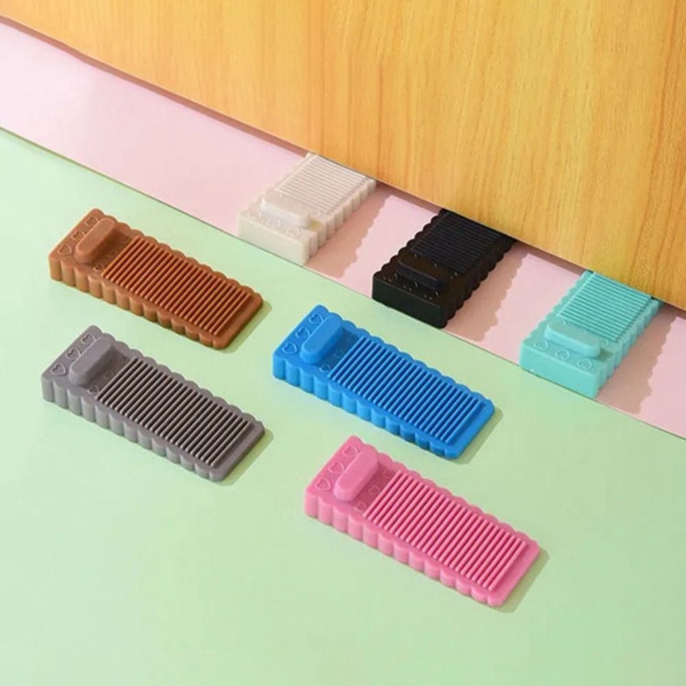 Butoir de porte en PVC cale support de sol de sécurité protecteurs muraux coupe-vent arrêt de porte chambre