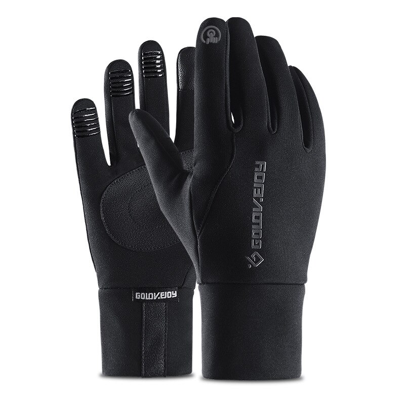 Dam män skidhandskar snowboardhandskar vinter pekskärm snö windstopper svarta handskar män vantar varma termiska halkskyddshandske