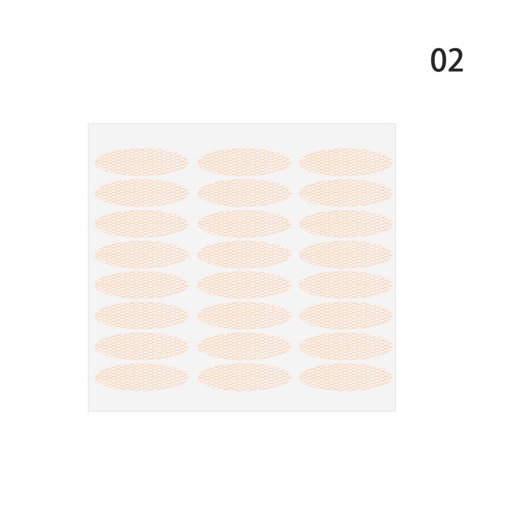 5 Vel Zelfklevende Onzichtbare Ooglid Sticker Magic Lace Fiber Dubbele Vouw Ooglid Tape Natuurlijke Transparante Grote Ogen make Up Tool: 2