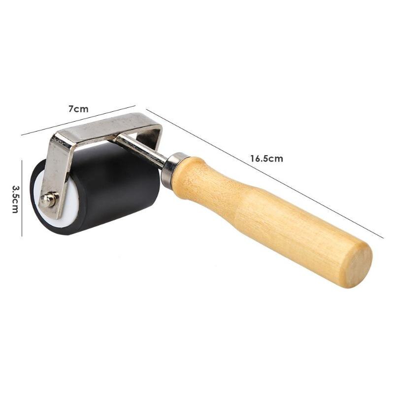 8-Inch Heavy Duty Rubber Roller - Multi-Purpose Tool For Anti-Skid Tape & Printing Applications