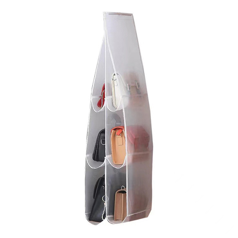 Tasche Lagerung Hängen Tasche Hängen Doppel Seite transparent Sechs Schicht Lagerung Tasche Schlafzimmer Schrank Lagerung Tasche Staub Tasche