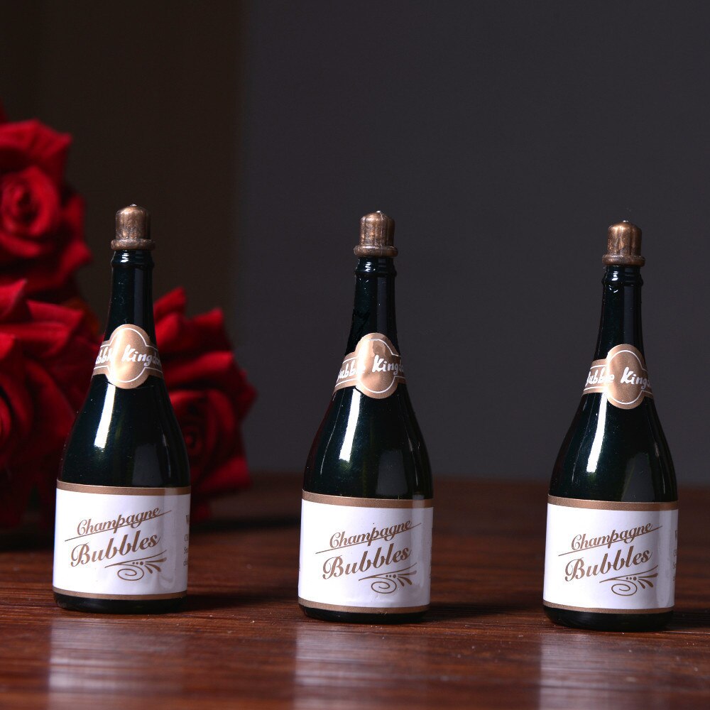 20 Pcs Mini Champagne Bubbles Empty Bottle Wedding Favors Reception Year