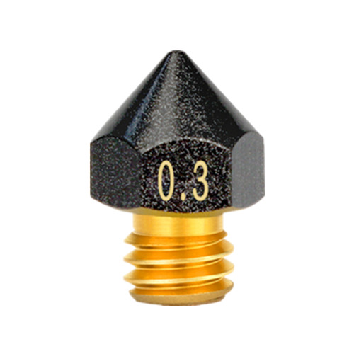 Buse revêtue de PTFE MK8, filetage M6 0.2/0.3/0.4/0.5/0.6/0.8/1.0mm pour buses d'imprimante 3D CR10 CR10S Ender-3, Filament 1.75mm