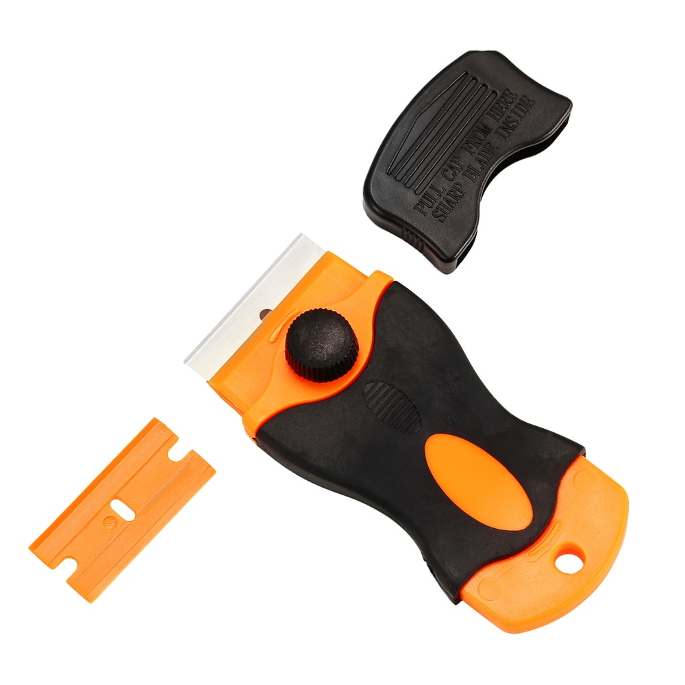 Rasierklingen aus Kunststoff/Metall, Schaber, Rakel, Kunststoffgriff zur Auswahl, UV-Kleberentferner, praktisch-Touchscreen-Aufkleber, Reiniger