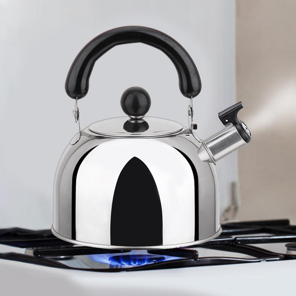 Stainless Steel Whistling Kettle Induction Cooker Tea Kettle Gas Stove Tea Pot Kettle Kitchen Cooking Utensils For Home Camping
