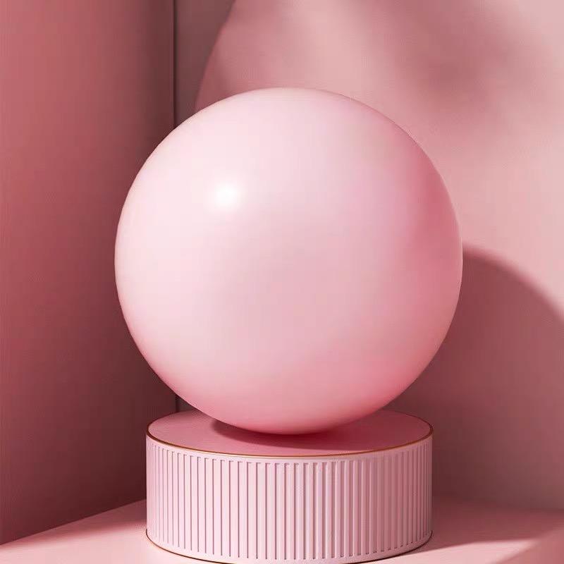 Pilates yogaball til postpartum restitusjon fortykket eksplosjonssikker treningsball til nybegynnere, 25cm mini yogaballer, liten: Rosa