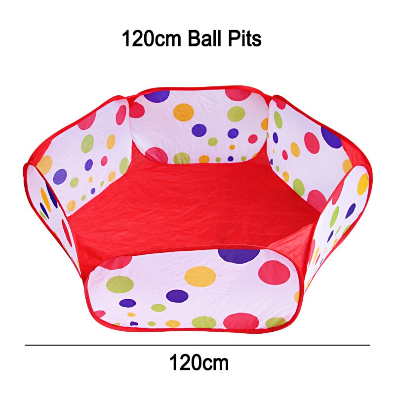 Baby legetøj kuglegruber havserie bold tegneserie leg pool sammenfoldelig børnelegetøj telt til havkugler udendørs sportslegetøj: 120cm kuglehuller x