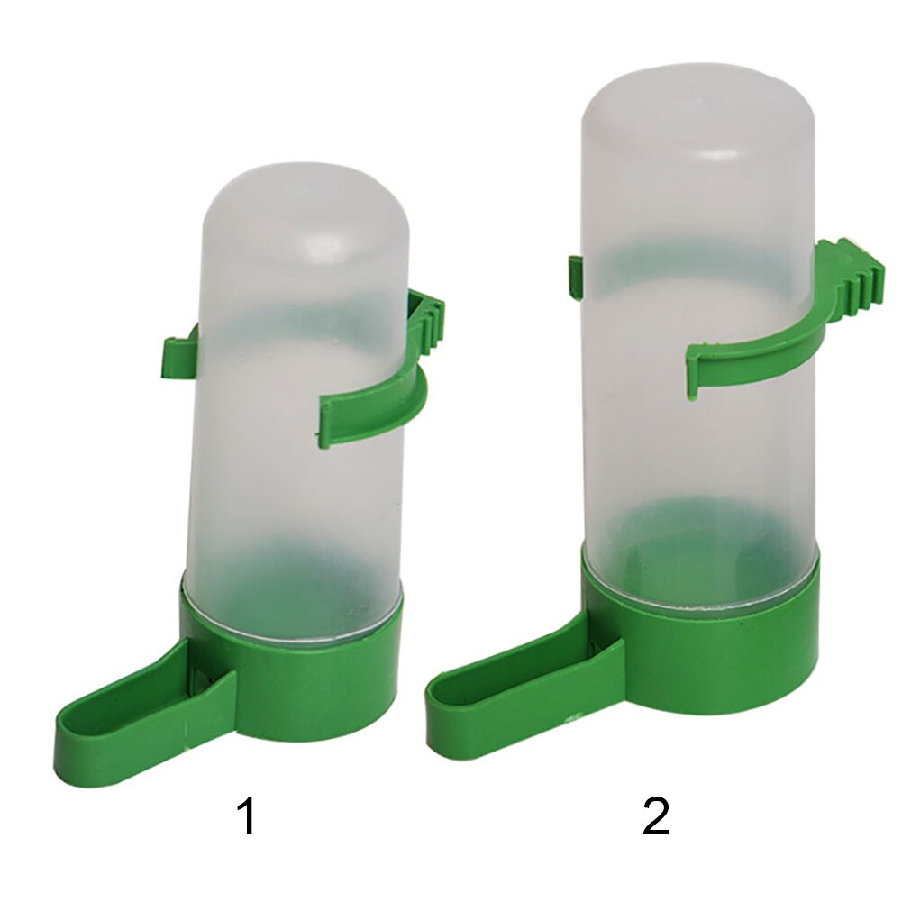 Garden Plastic Automatic Home Parrot With Clip Drinking Adjustable Height Pet Supply Easy Clean Bird Feeder Non-Toxic Practical