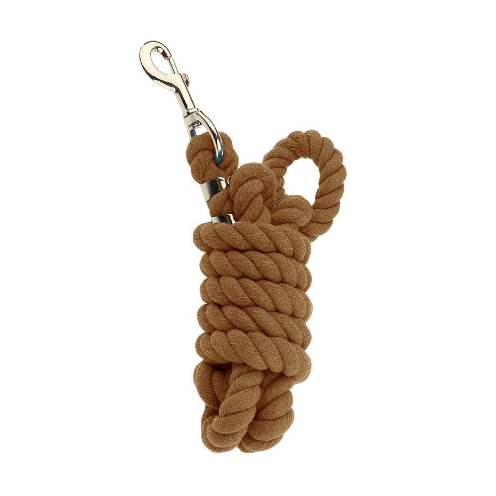 Horse Lead Rope Weave Rein Halters Equipment Extra Thick Cotton Blend Dog Braided Training Equestrian Durable With Snap Hook: Default Title