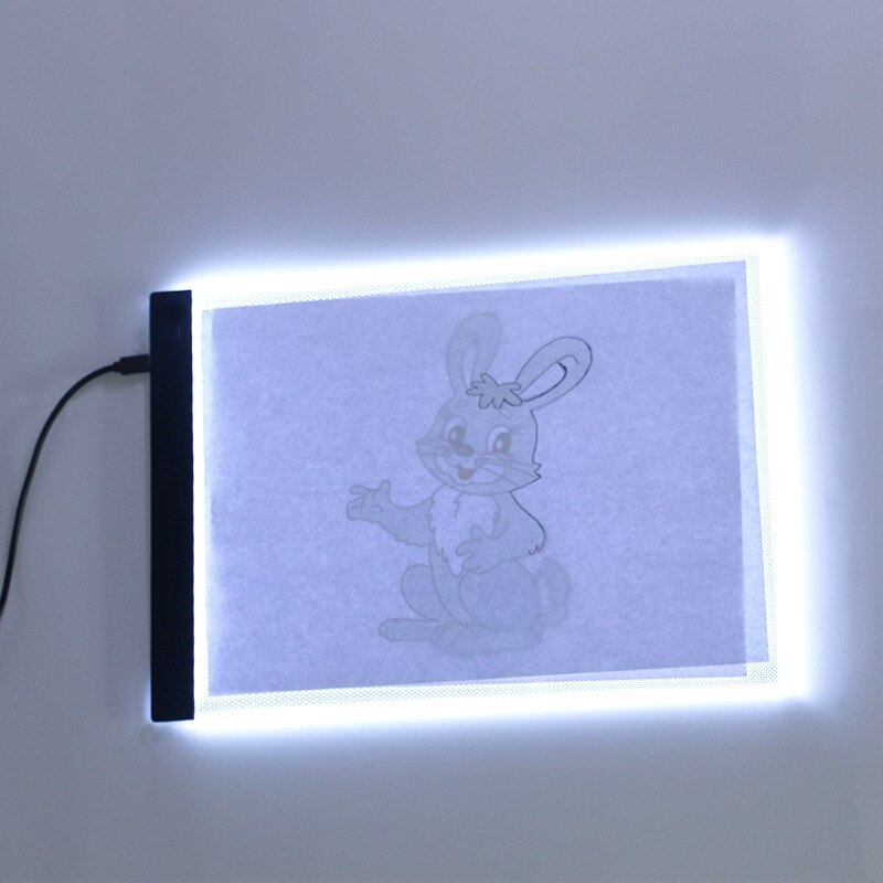 Leaning Machine LED Drawing Pad Tablet Drawing Pad Box Board LED Drawing Board USB Powered A4 Copy Station Leaning