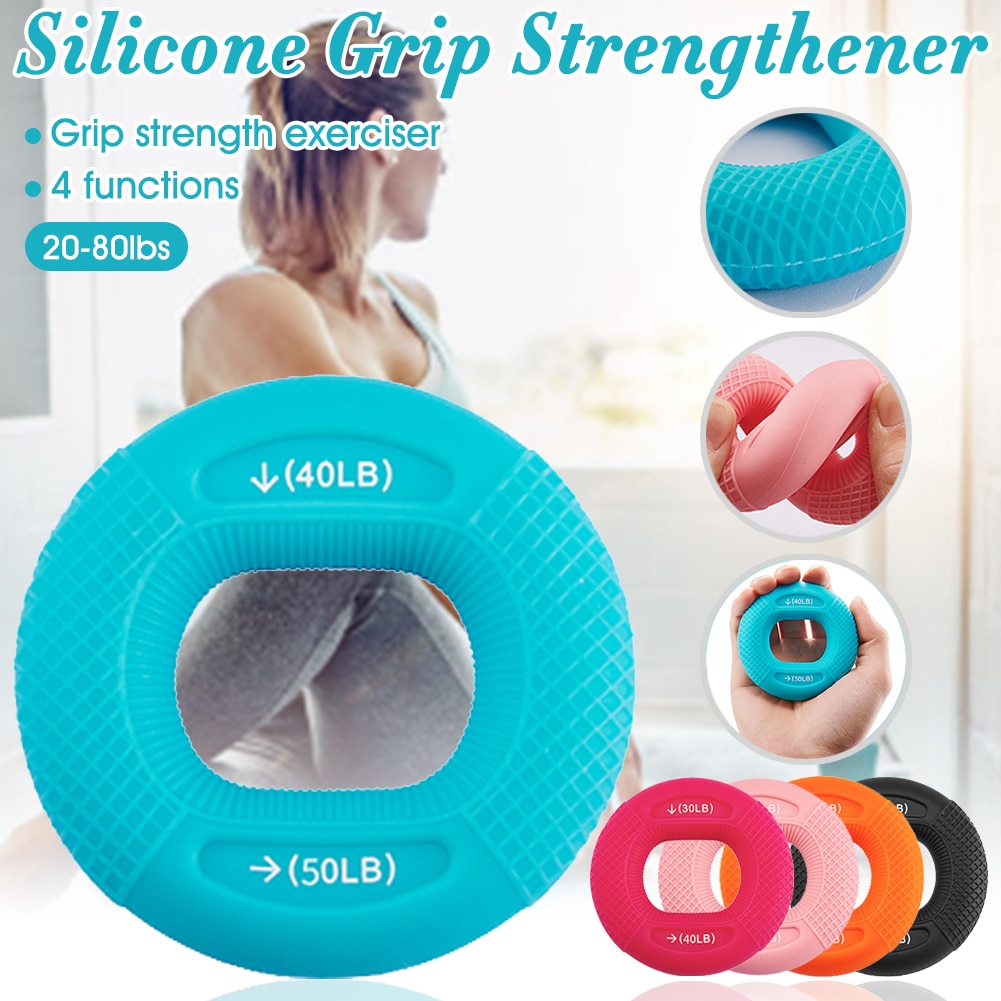 Hand Grip Strengthener Grip Exerciser 2 Strengths in One for Adults and Kids